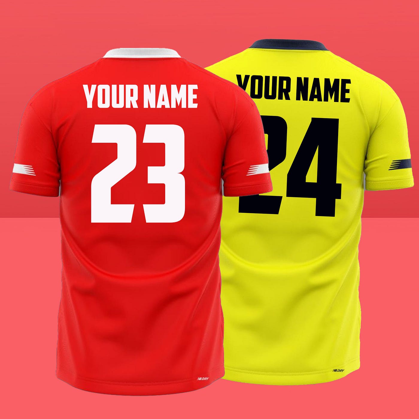 Football 2025 shirt lettering