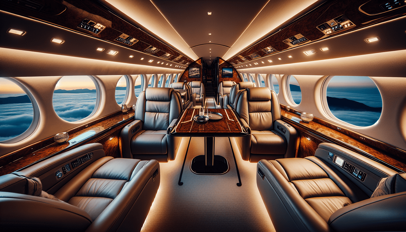 Private Jet Aircraft Interior | by Empty Leg Flights @ UberJet.co | Medium