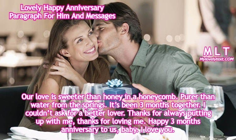 Months Anniversary Paragraph For Boyfriend Gift Ideas For