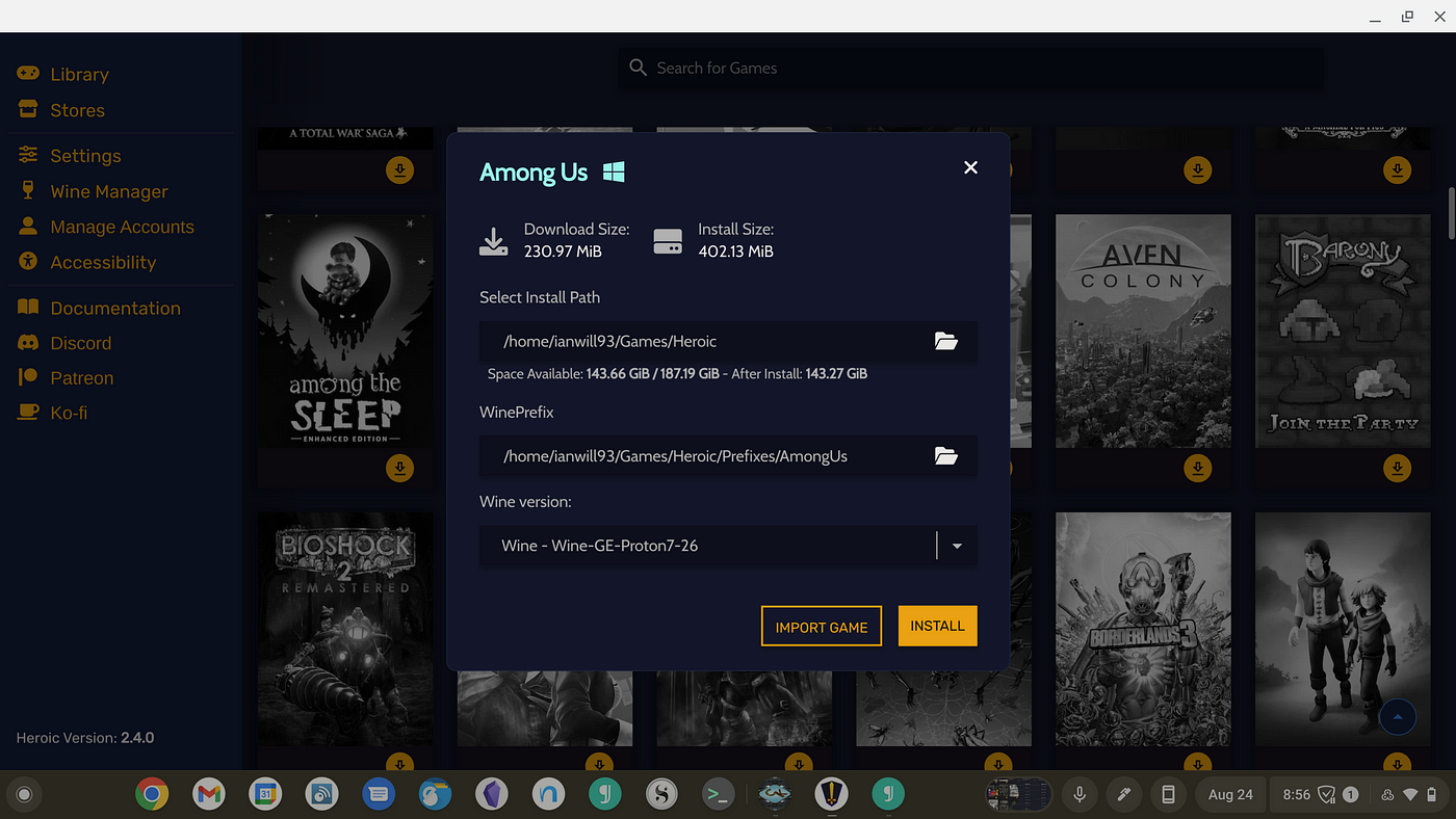 APRENDA COMO INSTALAR A EPIC GAMES NO LINUX DE FORMA FÁCIL - HEROIC GAMES  LAUNCHER 