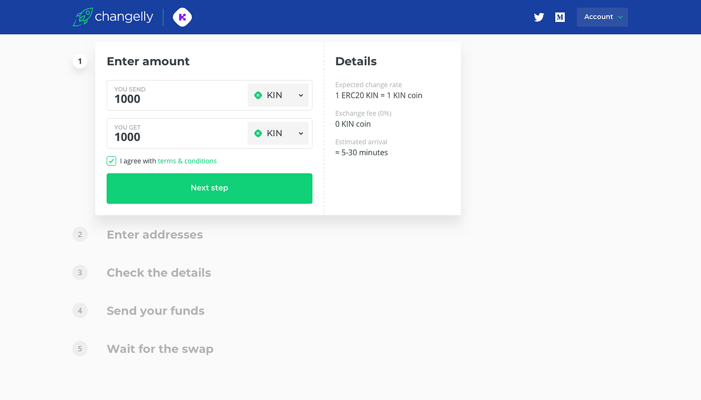 Wanna swap your ERC20 Kin tokens to Kin Coin? Do it with Changelly! | by  Changelly Team | Medium