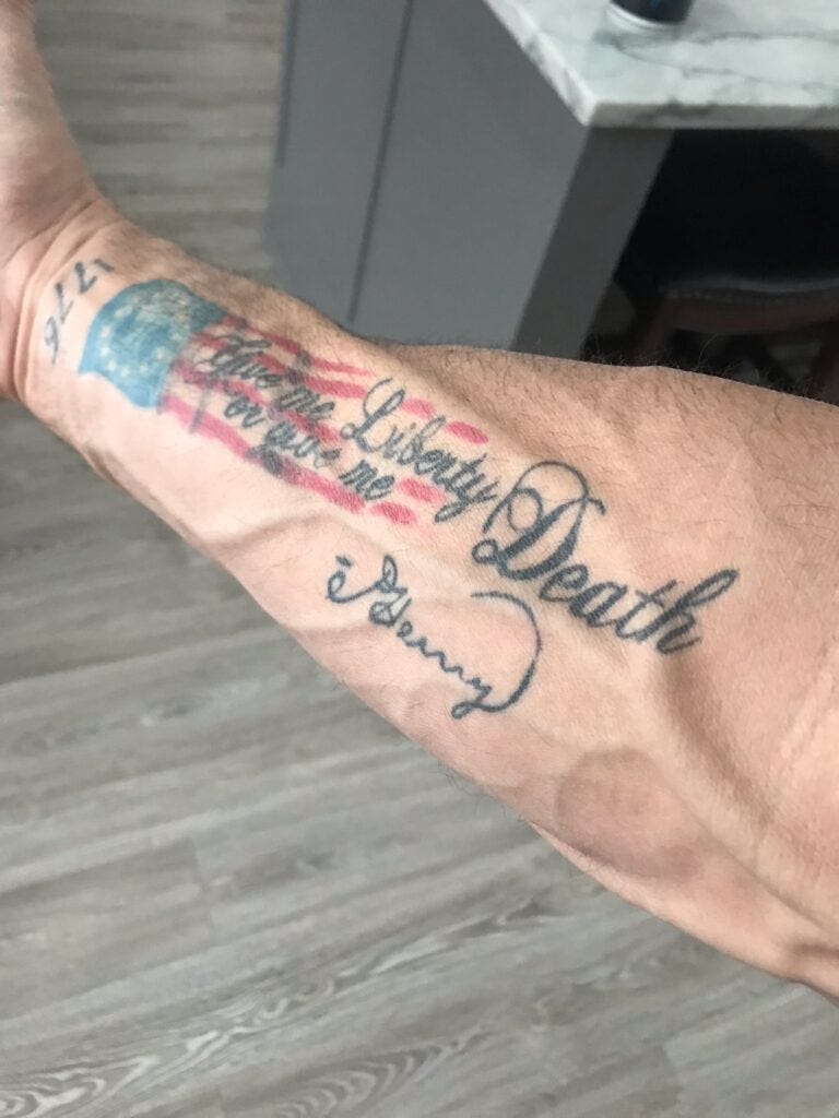 Liberty Or Death Tattoo 