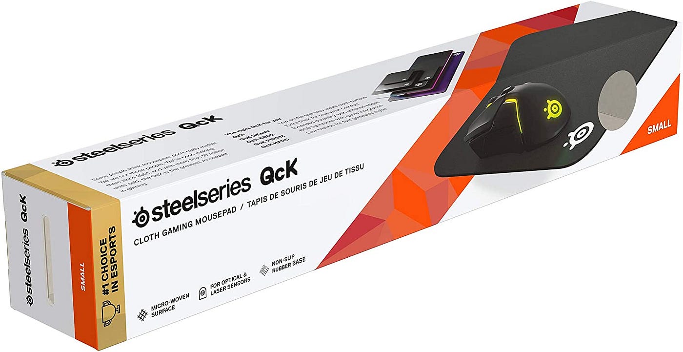 SteelSeries QcK Small Review. My mum needed a mousepad for work, and… | by  Luke Freeman | Medium
