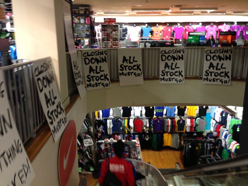 Everything shutting down' cry shoppers as bargain sports store with 500  locations marks branch for closure