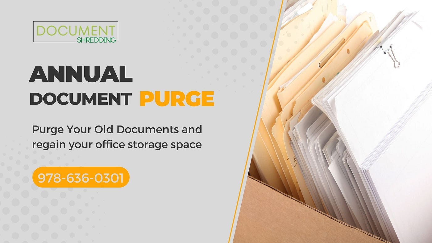 Annual Document Purge Service in Boston, MA