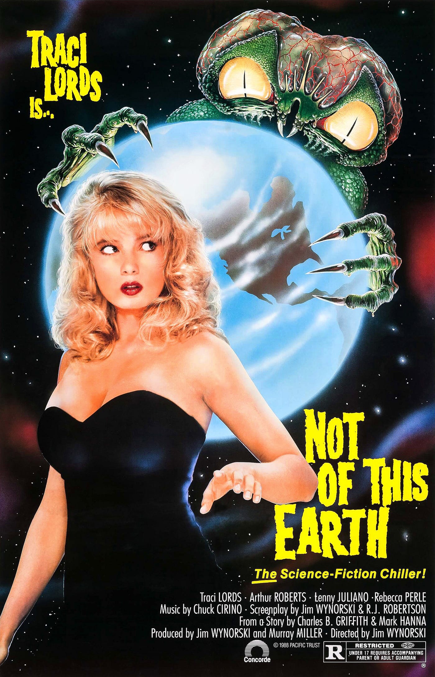 Movie Review: Not of This Earth (1988) - As Vast as Space and as Timeless  as Infinity - Medium