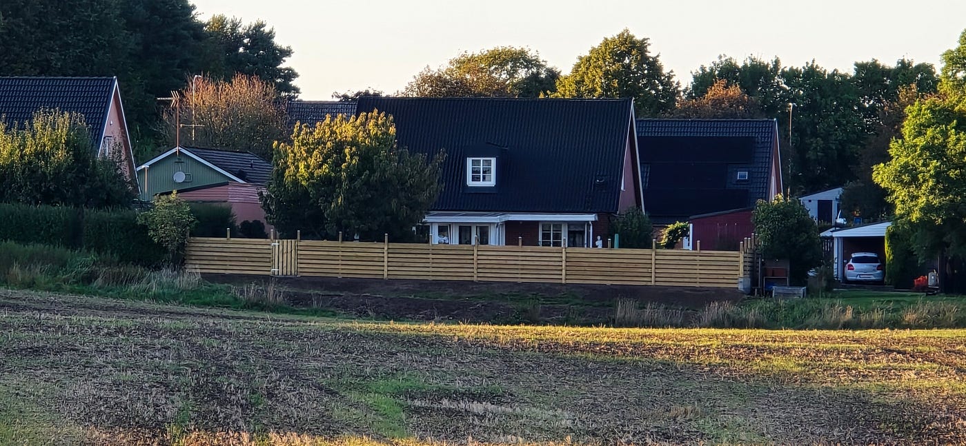 Nytt staket i Klågerup