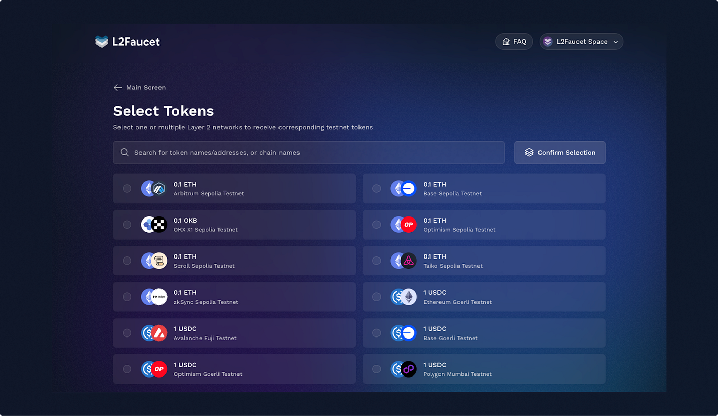 L2 Faucet now supports zkSync, OKX X1 | by Automata Network | Automata  Network