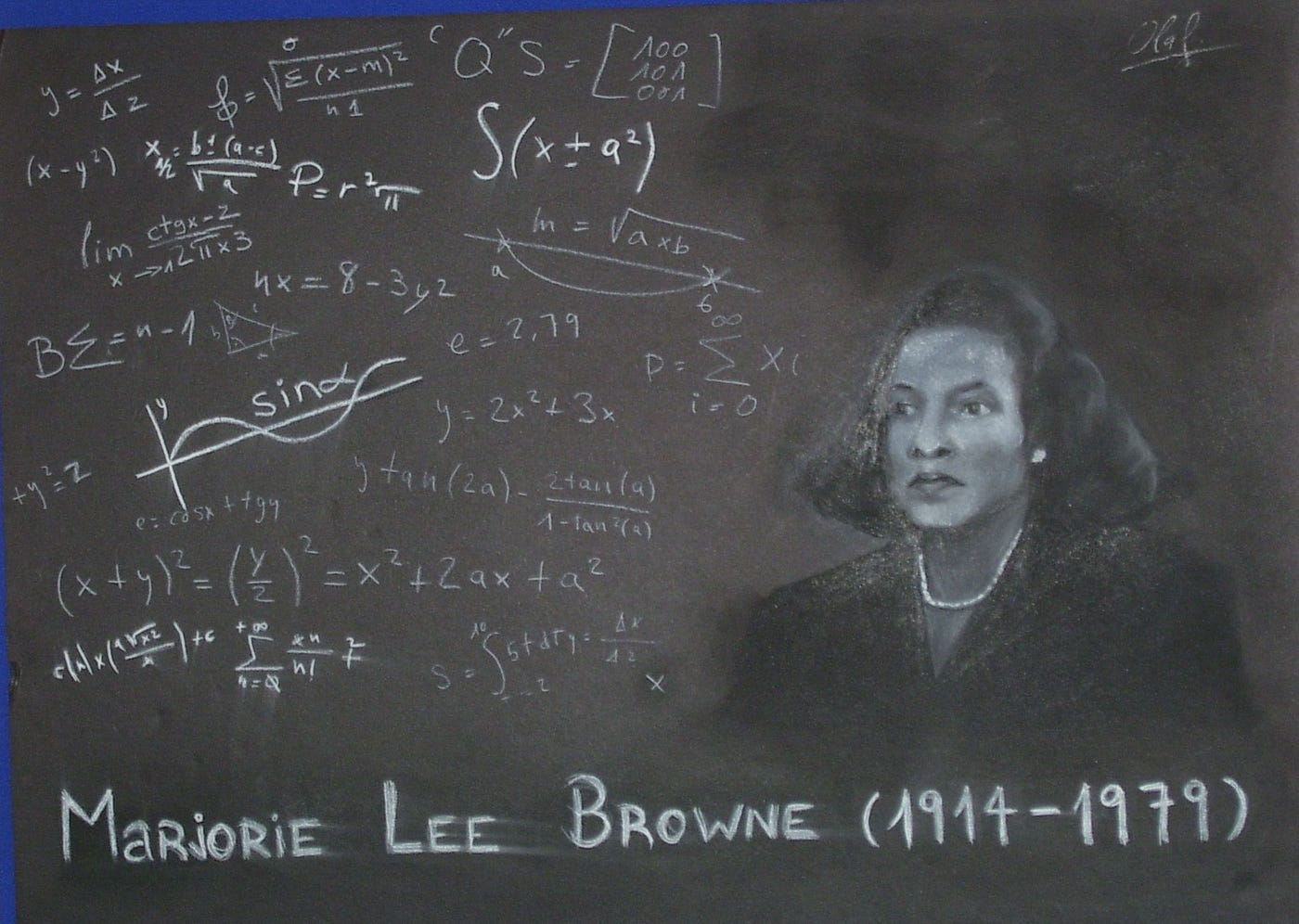 WOMAN WONDER. Marjorie Lee Browne, PhD in… | by Jan Bossing | Medium