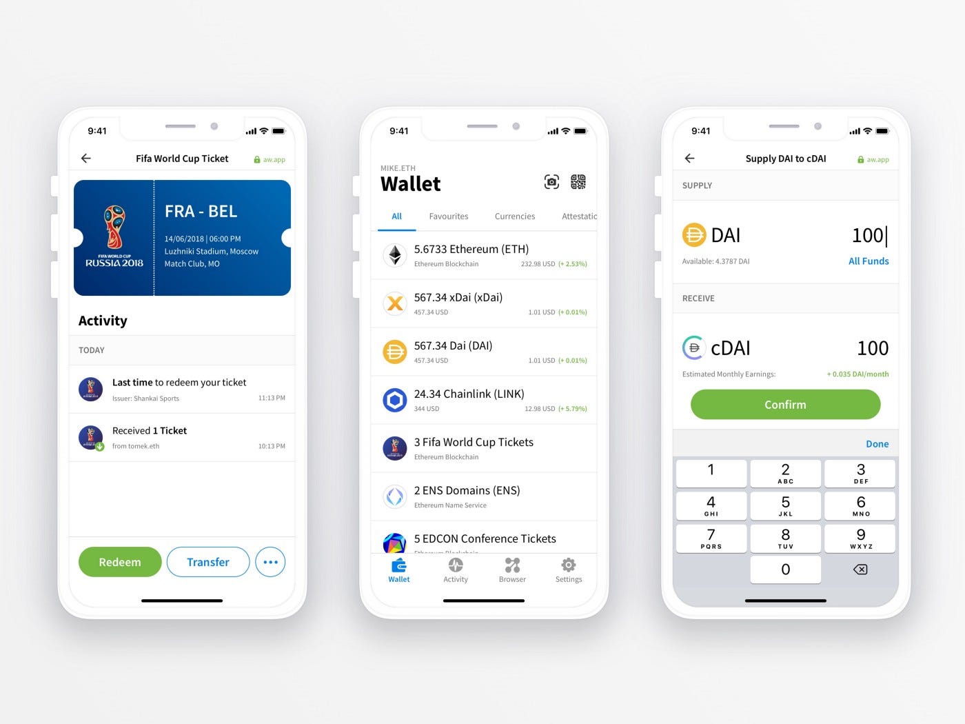 AlphaWallet, Ethereum and EVM on the App Store