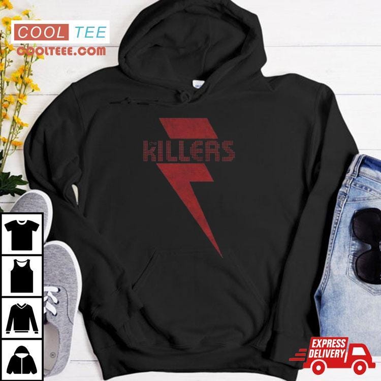 The Killers Red Bolt Shirt | by Coolteee | Jan, 2024 | Medium