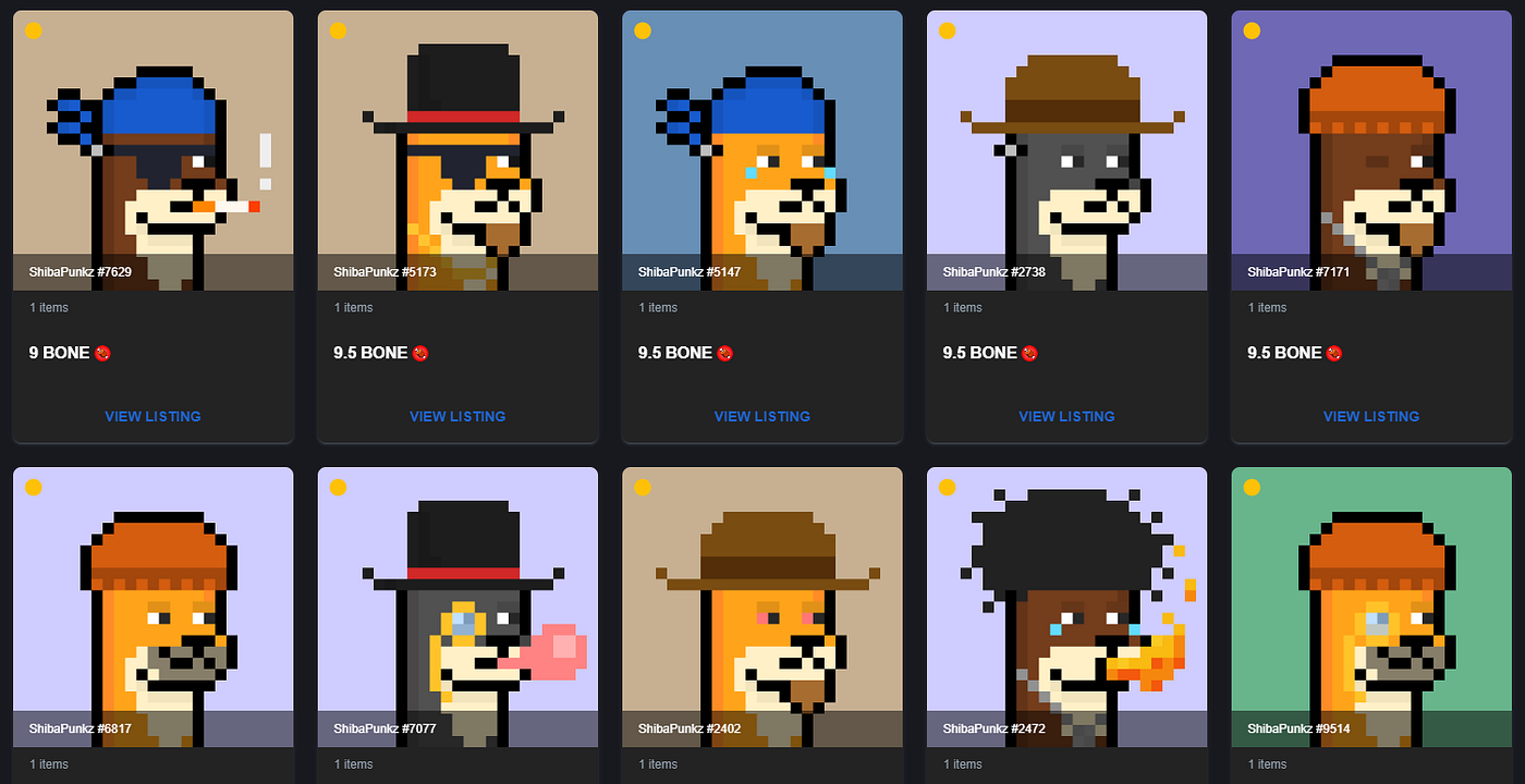 First #NFT Collection on #Shibarium to Sell Out a Collection of 10k - Crypto  Key Media - Medium