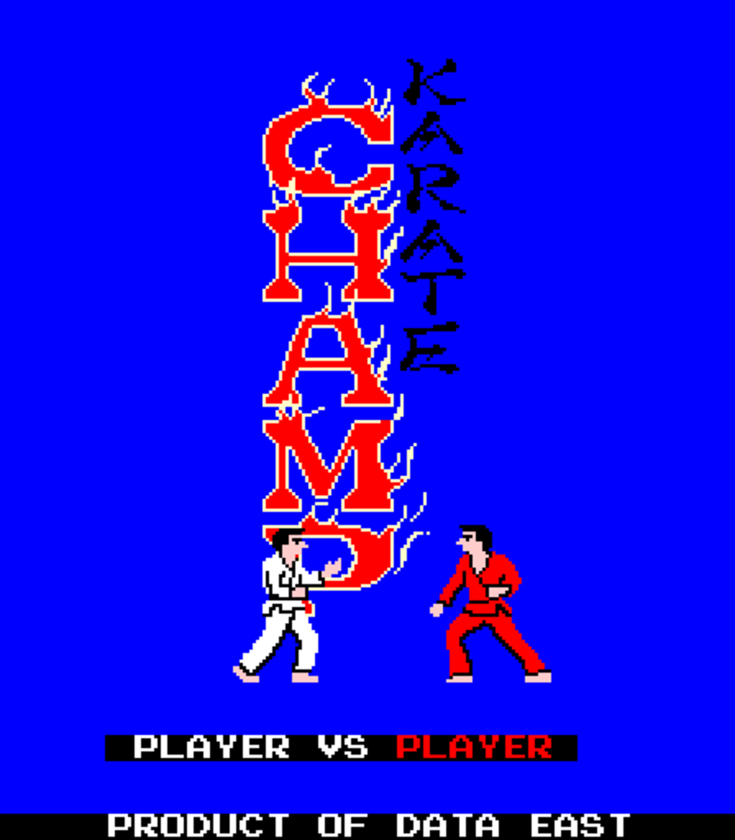 O primeiro jogo de luta para dois jogadores foi Karate Champ da DataEast.  Seguindo seus passos, a Konami lançou Yie-Ar Ku…