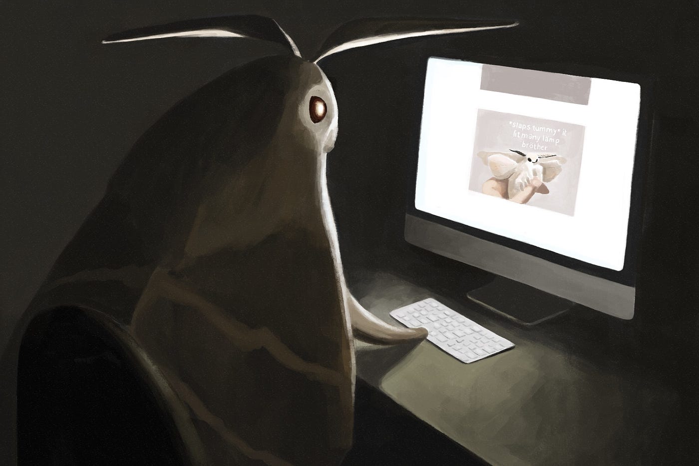 Everything You Ever Wanted to Know About the Moth-Lamp Meme | by Yoni  Yardeni | Medium
