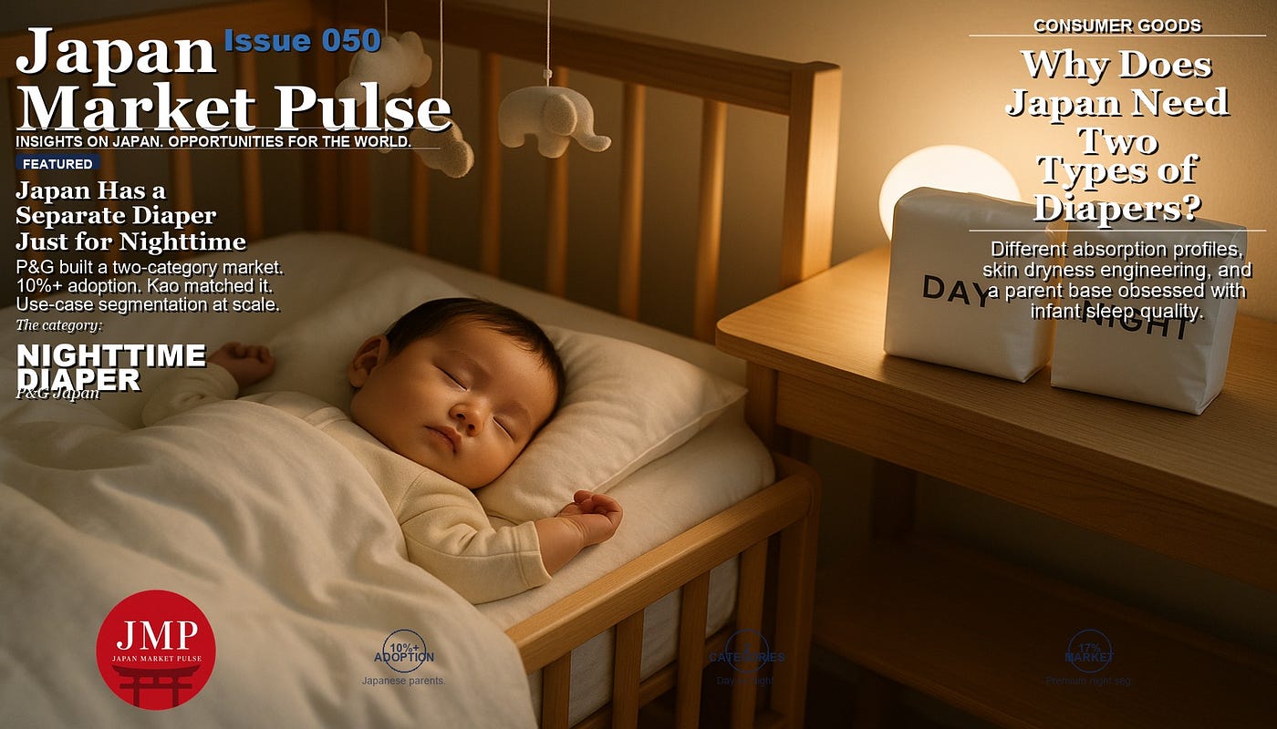 Why Japan Has a Separate Category of Diapers Just for Nighttime — and What It Says About the Market