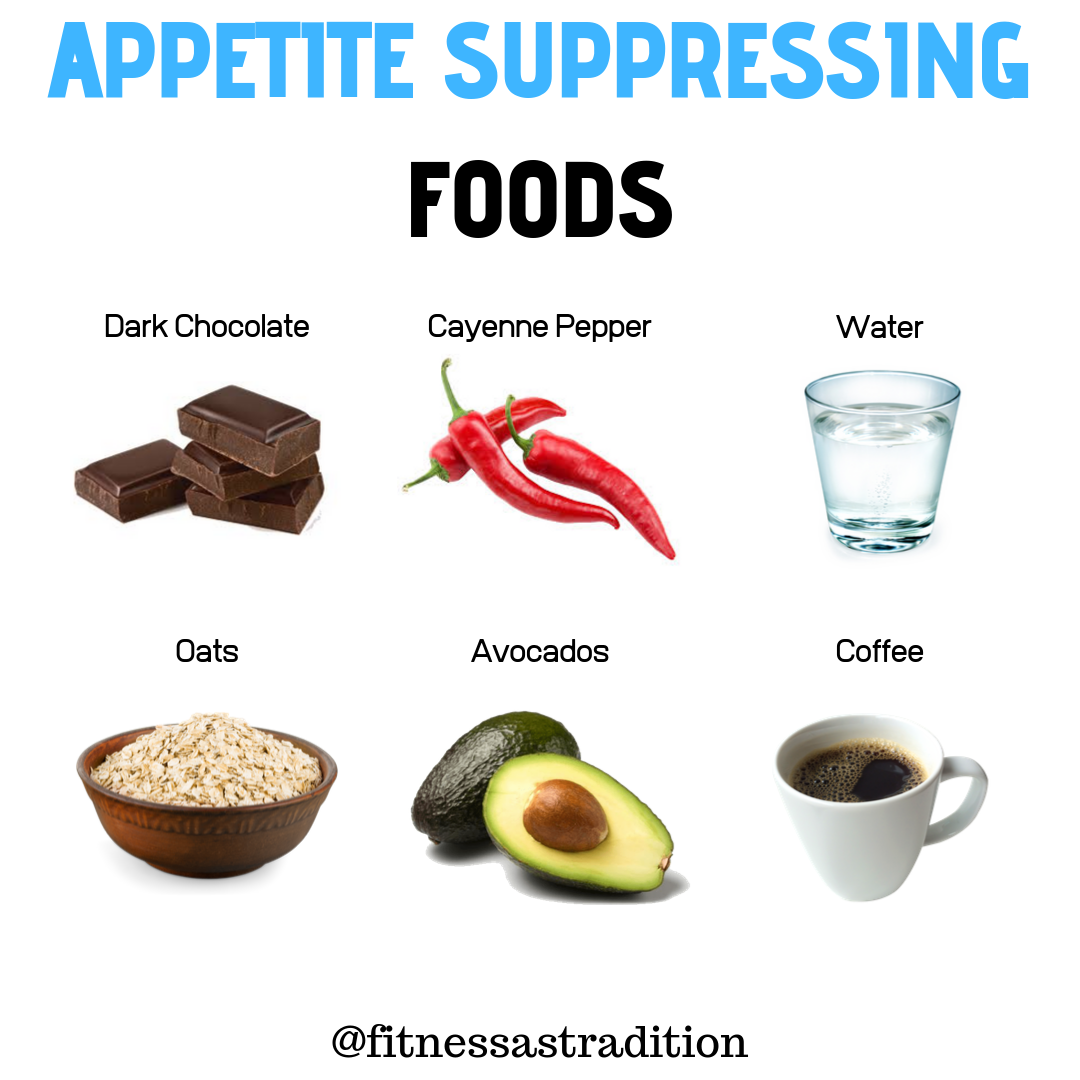 Appetite suppressant foods