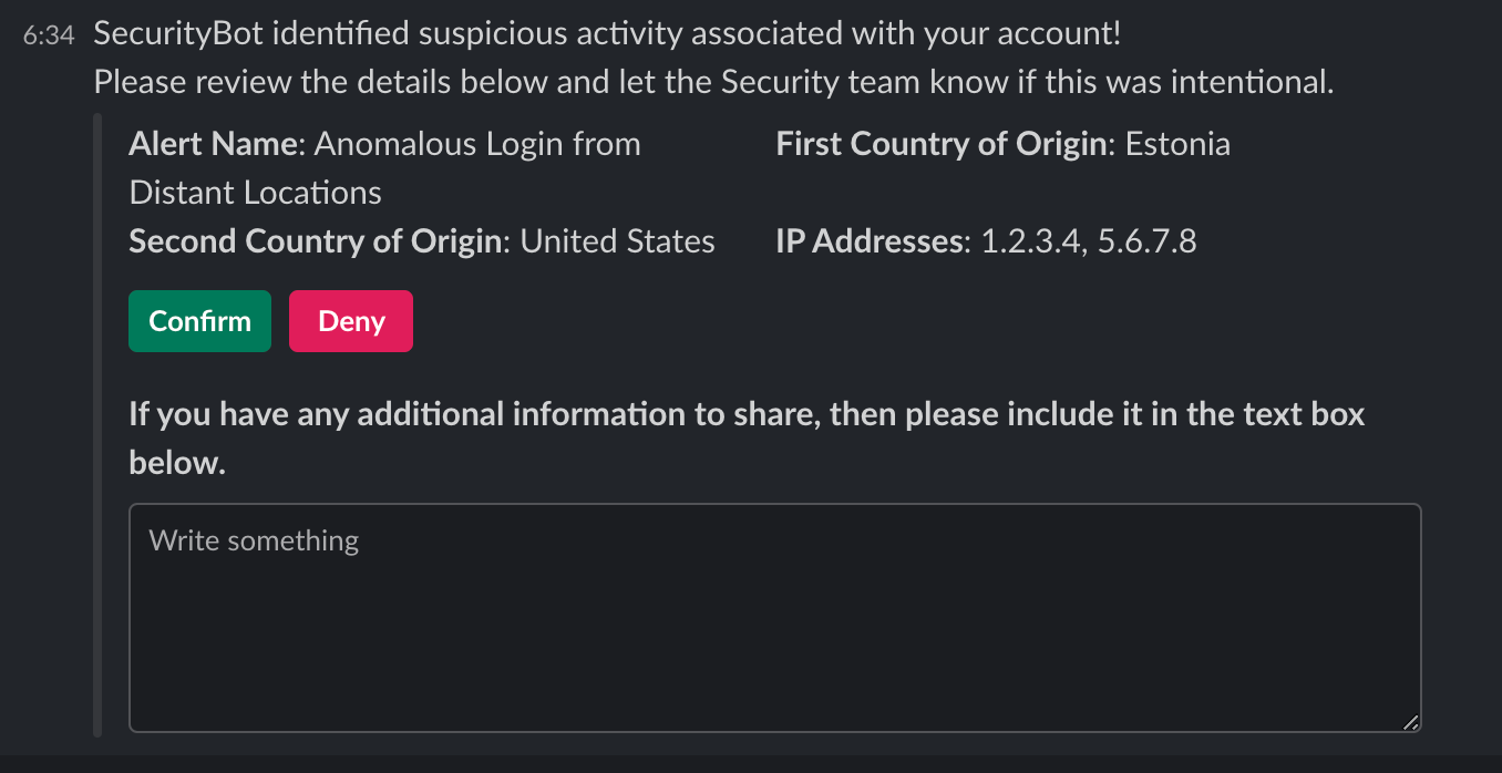 Activity Alerts + Security Actions – Discord