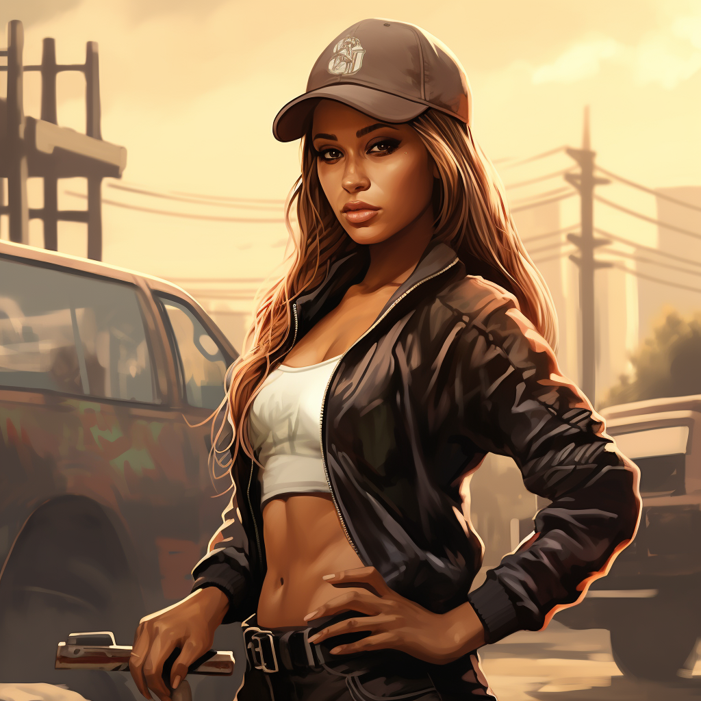 Gta 5 Artwork Girl