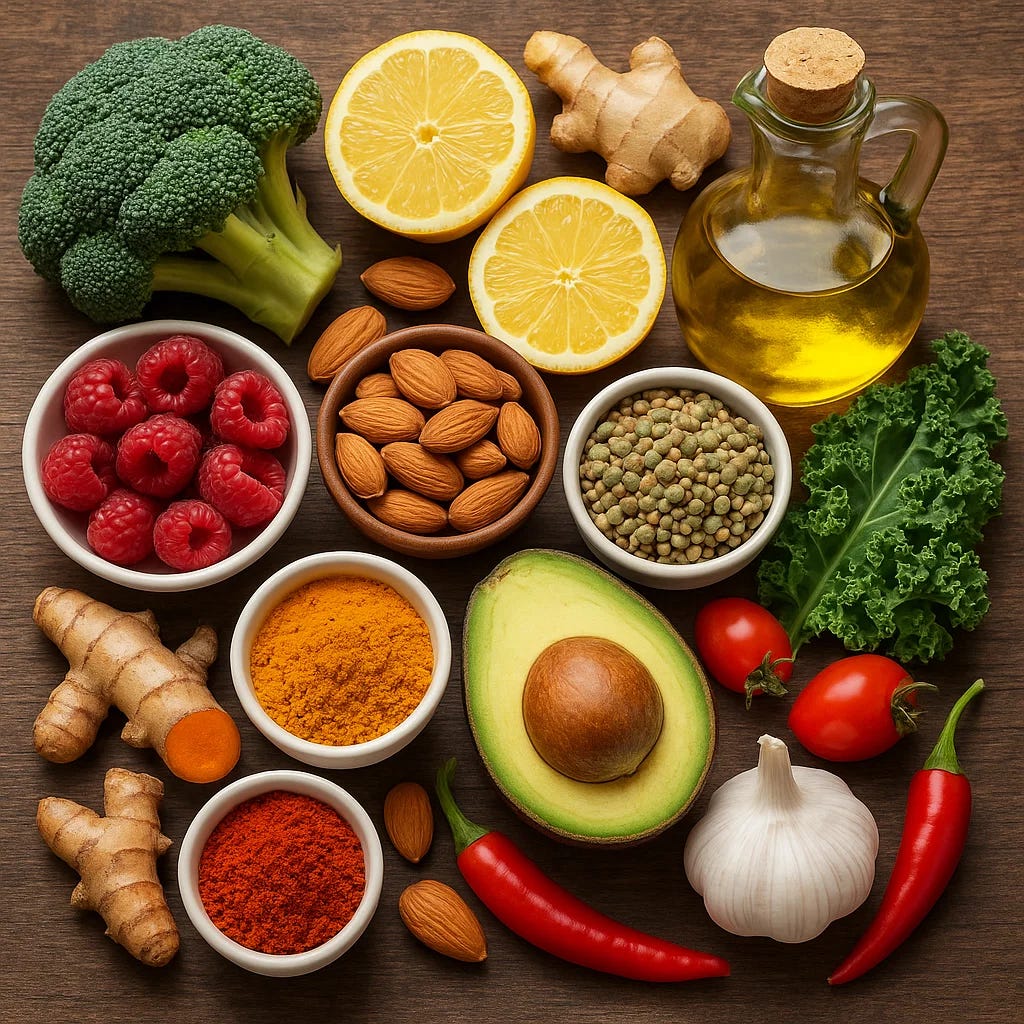 Alimentos Anti-inflamatórios: O Que Incluir na Dieta para Aliviar Dores Naturalmente