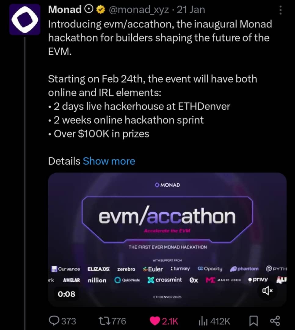 Nadsletter Issue #1: Monad Updates as of January 2025 | by MonadWhisper |  Medium