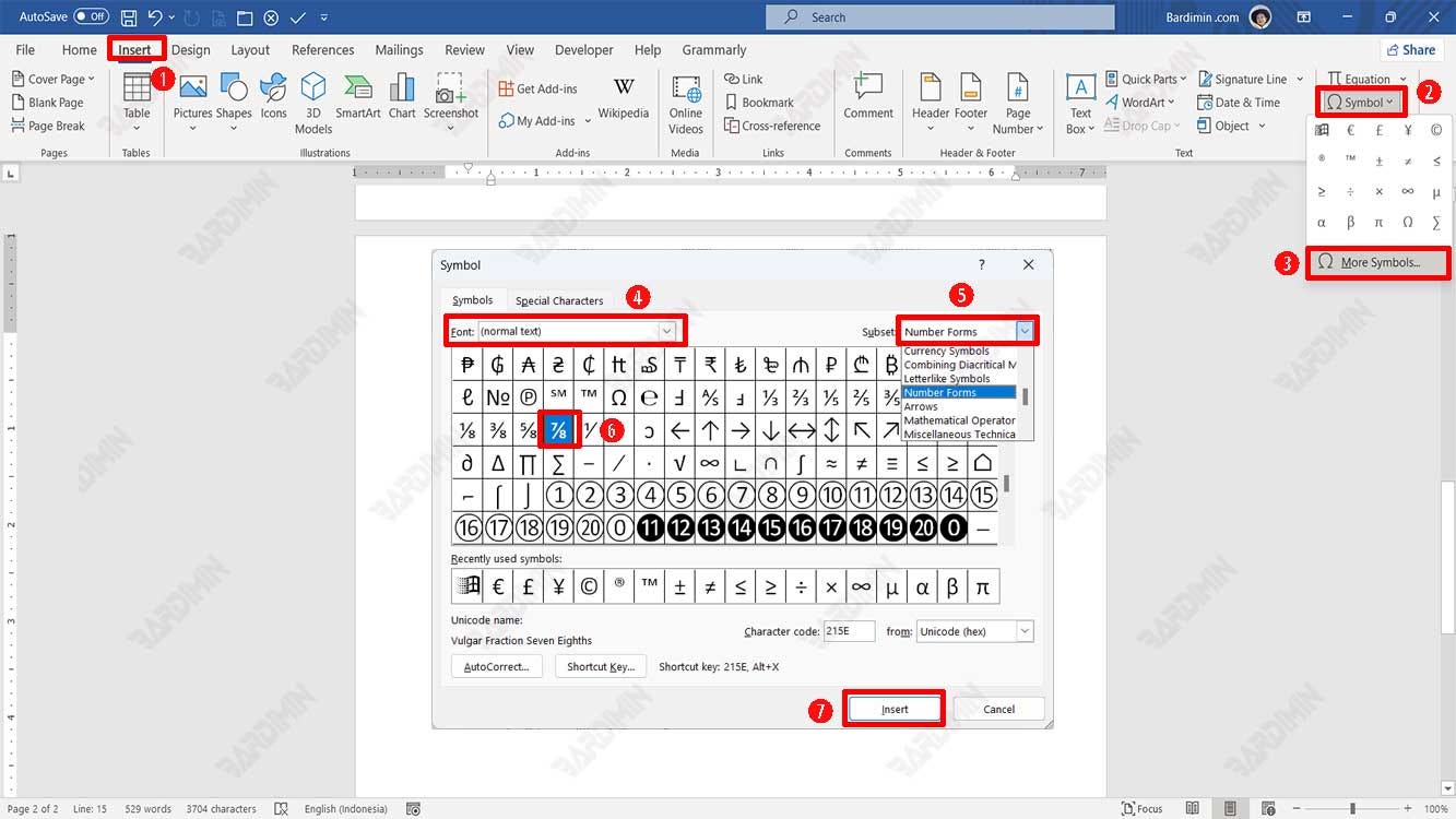 Inserir símbolos matemáticos - Suporte da Microsoft