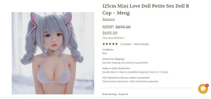 sex doll 125 cm Sex doll Kaya - enjoy real sex
