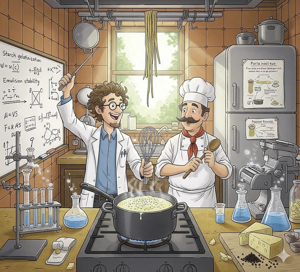 La Scienza della Cacio e Pepe Trionfa tra Mucche Zebra e Pipistrelli Sbronzi