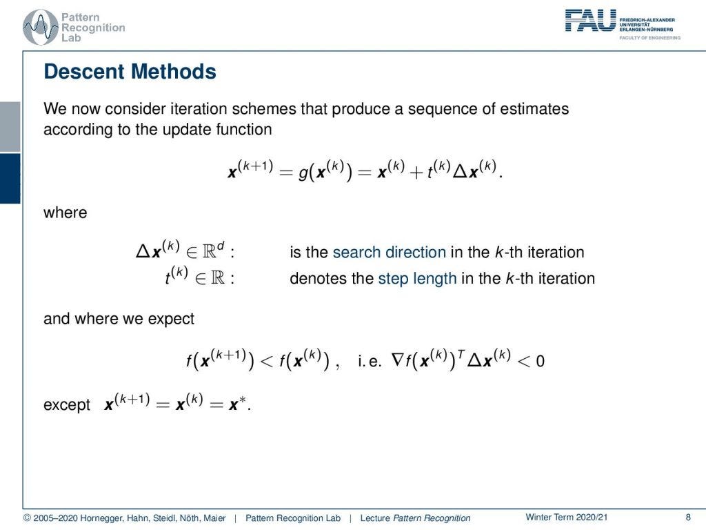 Lecture 8: Gradient Descent (and Beyond)