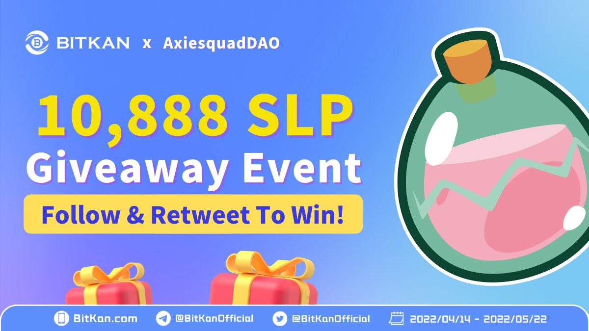 10,888 Smooth Love Potion (SLP) Airdrop Giveaway By BitKan Cryptocurrency  Exchange! | by BitKan | BitKan Hub | Medium