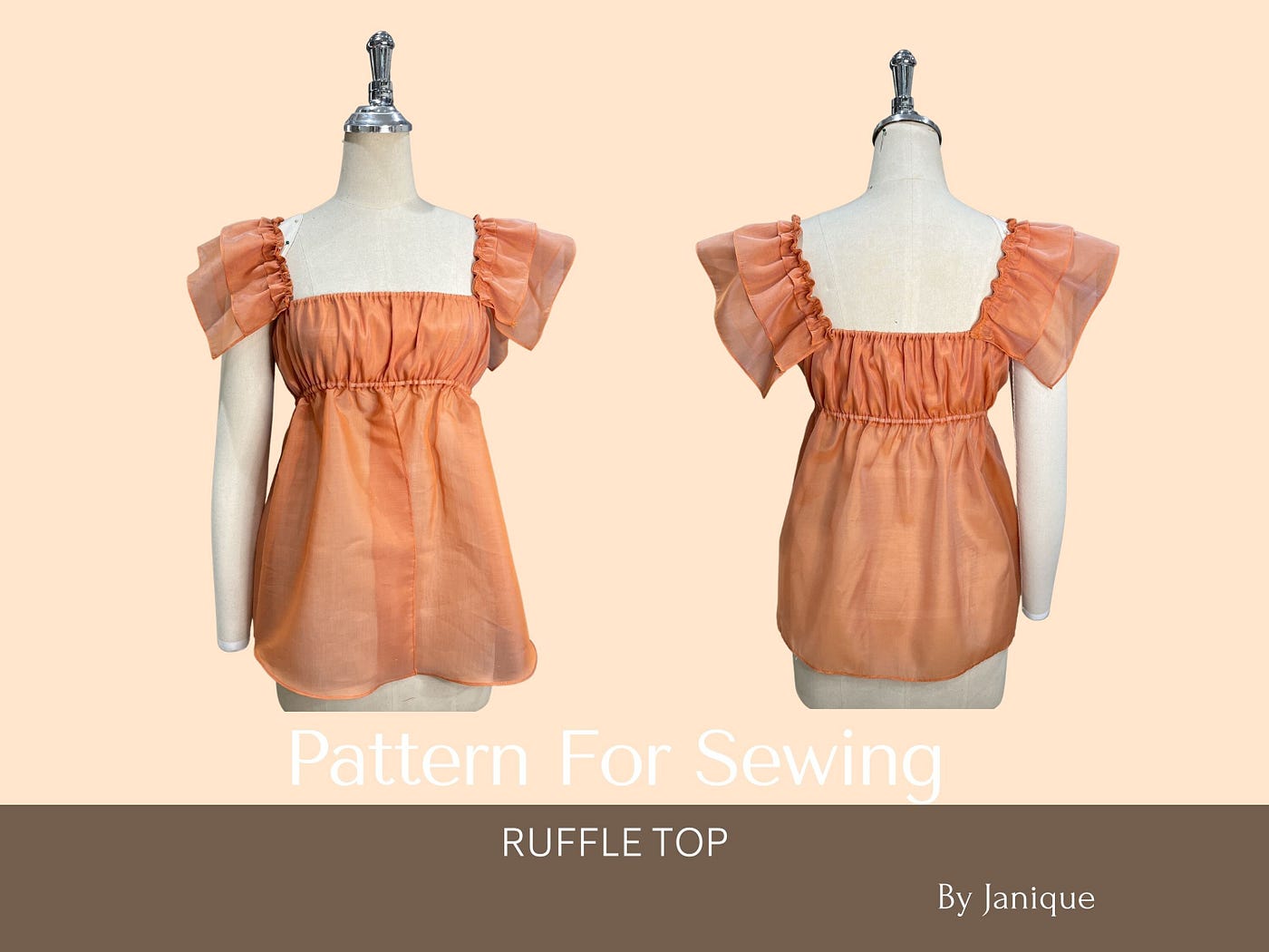 Ruffle Sleeve Top (Sewing Patterns)