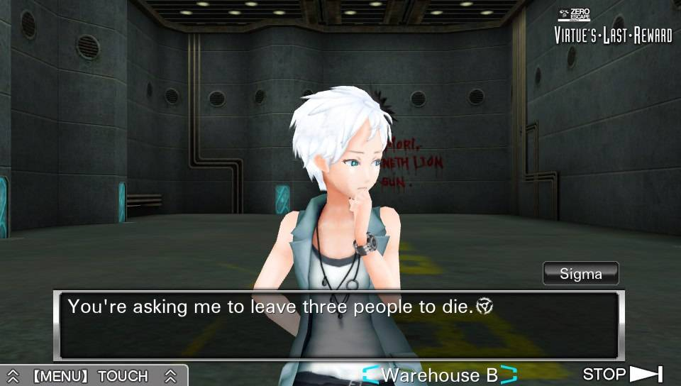 Recently finished 999 and about to start VLR. Here is my first reaction to  the cast based on their design. : r/ZeroEscape