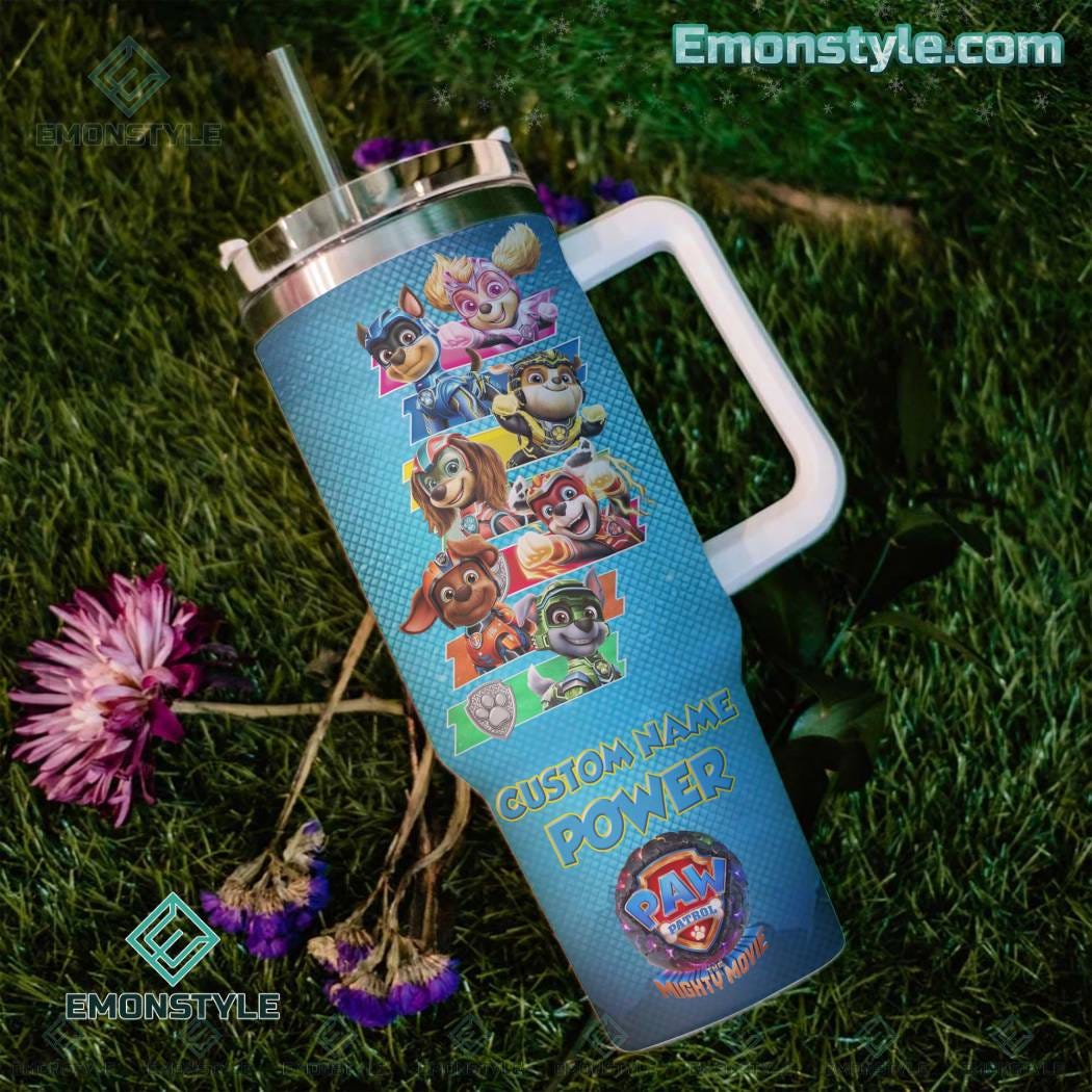 Paw Patrol Blue custom tumbler