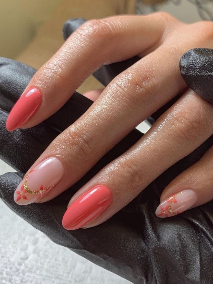 45+ Simple Flower Nail Designs for a Perfectly Fresh Spring Look