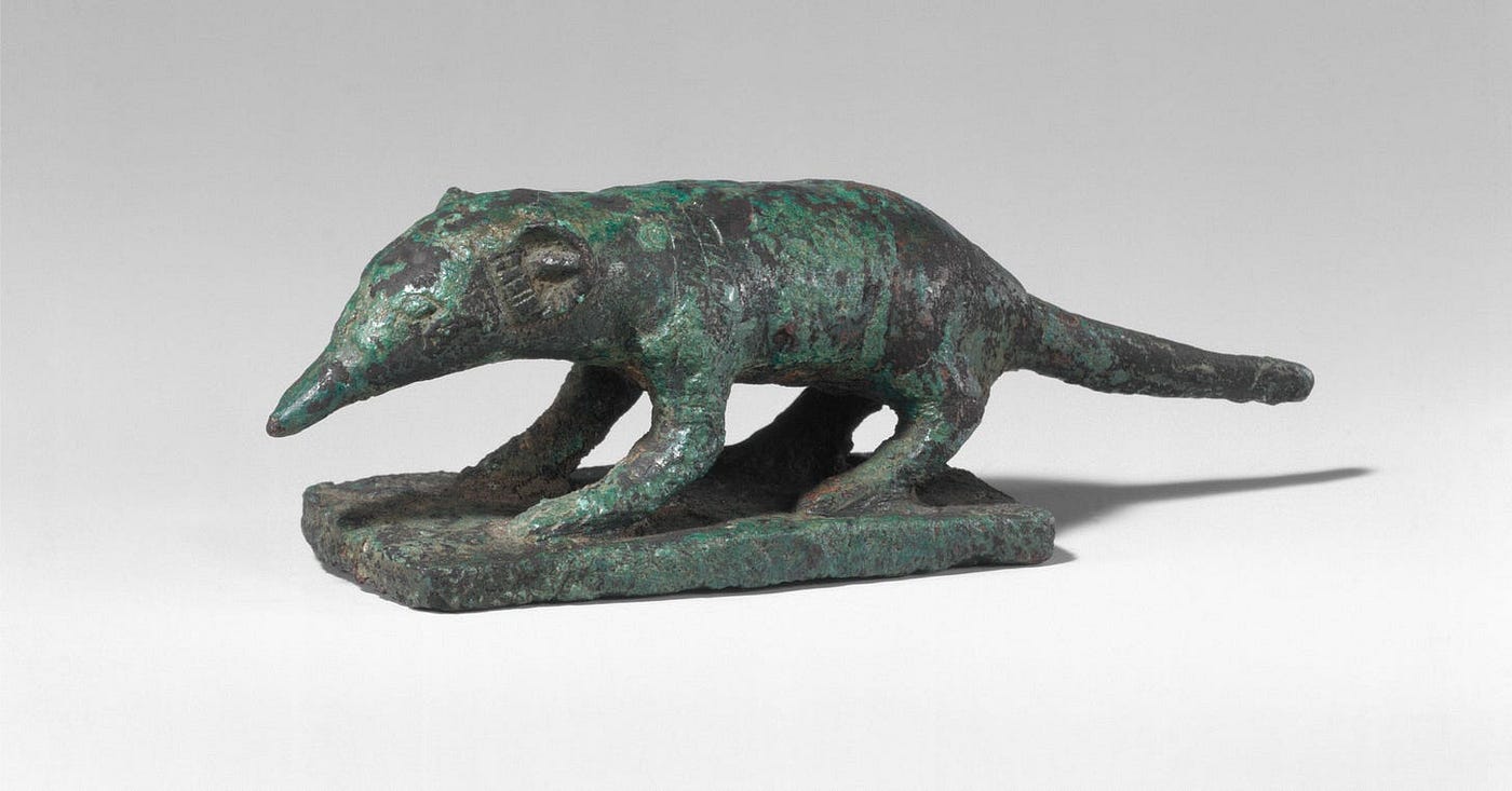 Figure of a Shrew, Ptolemaic Period 304–30 BC Metropolitan Museum of Art.