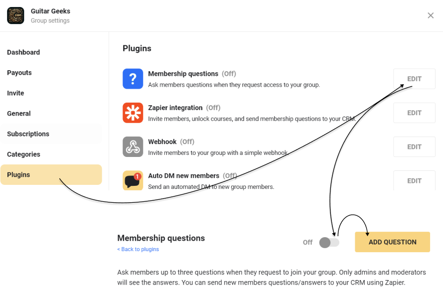 skool community plugins