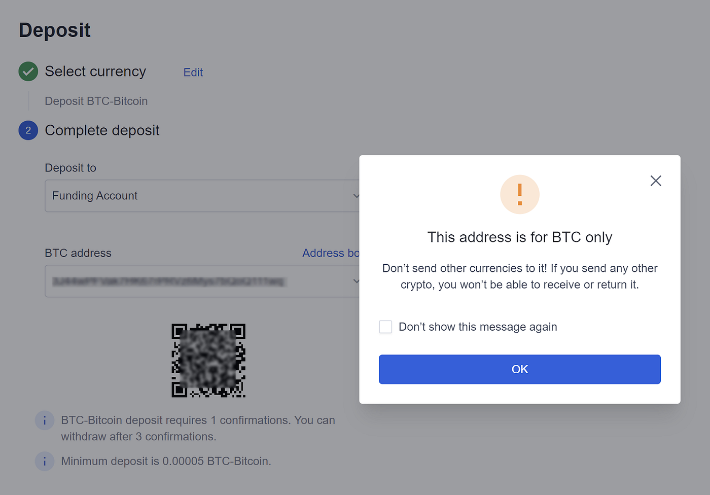 Como depositar e sacar BTC e outros ativos criptos na OKX (Web/App) | by  OKX BRASIL | Medium