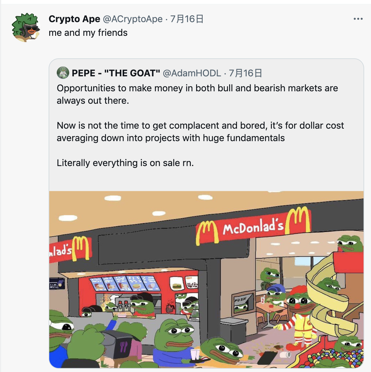 The Great Crypto Meme War. There will be a great crypto meme war… | by MAO  DAO | Medium