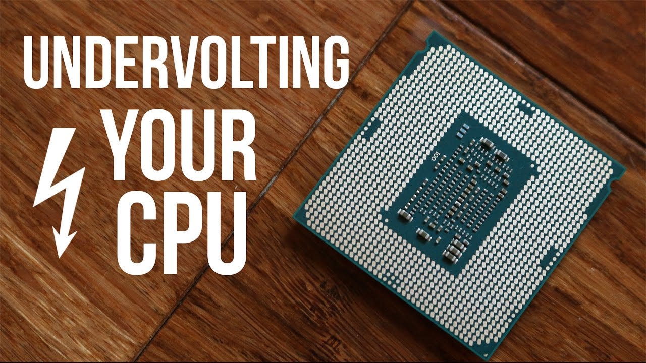 Undervolt the CPU. It will not be a guide to downvolting… | by Aines  Bouziane | Medium