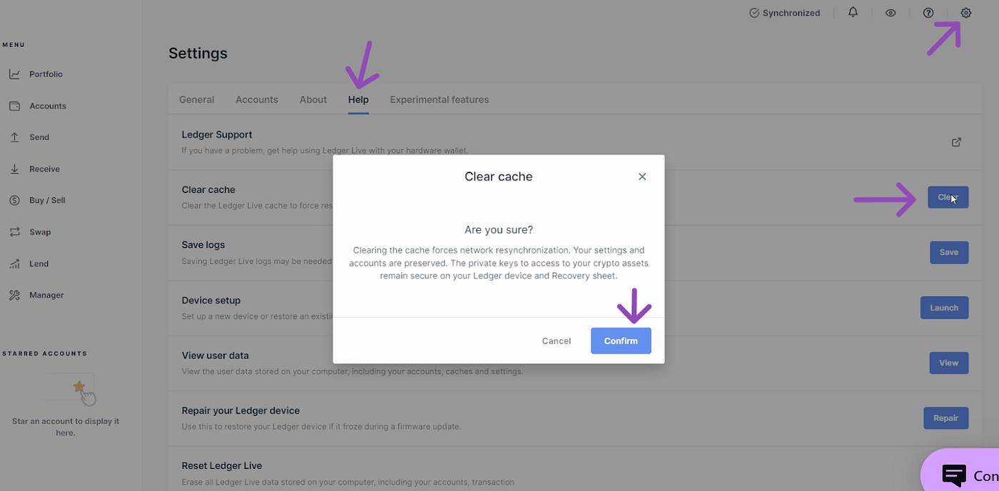 BAD-TXNS-MISSINGORSPENT 오류 해결 — Ledger Live | by Lucychryan | Medium