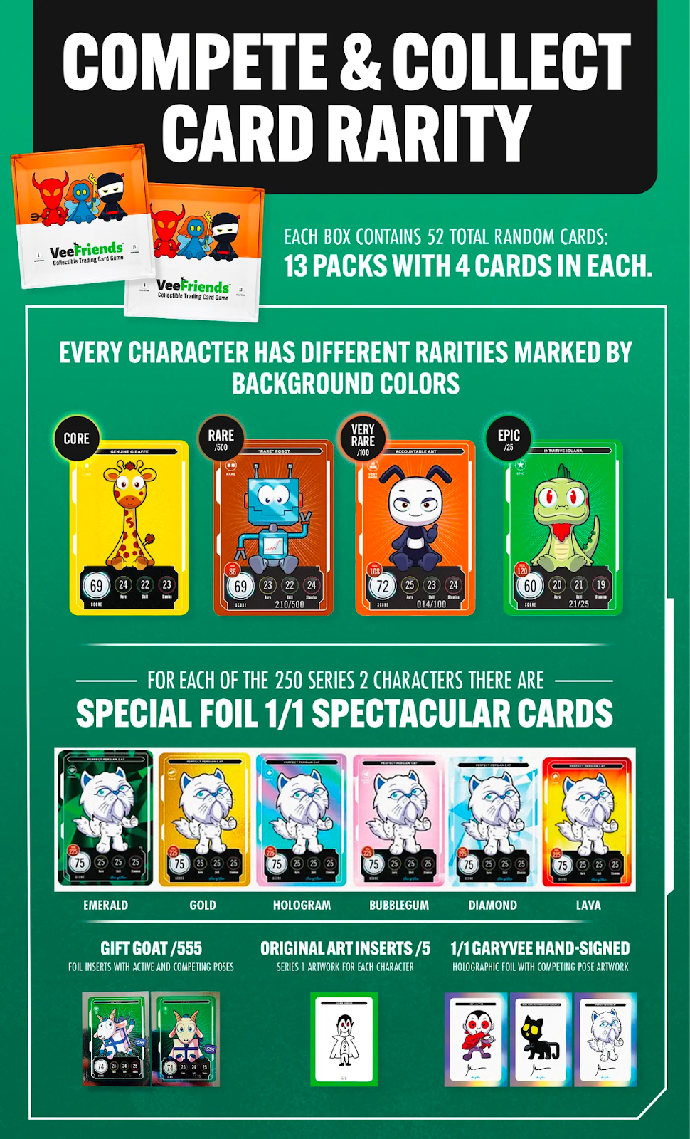 Veefriends Series 2 Collectible Trading Card purchases Game Compete And Collect IN HAND