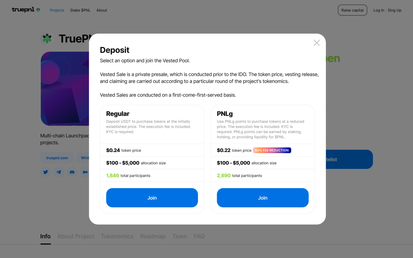 New Vested Sale opens on TruePNL — introducing SolStreet | by TruePNL |  TruePNL Launchpad