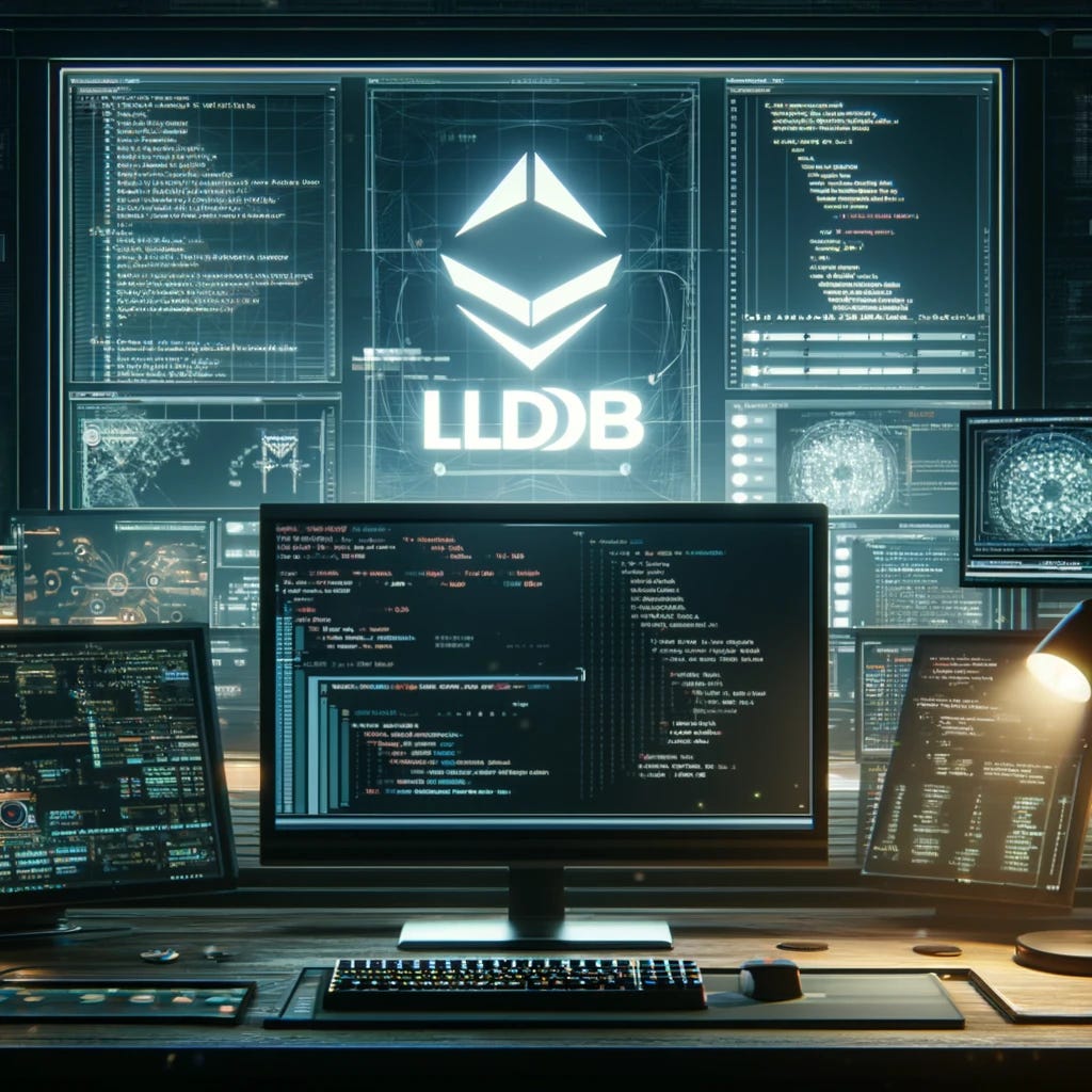 LLDB debugger in Xcode — 1. LLDB is the current debugger tool that