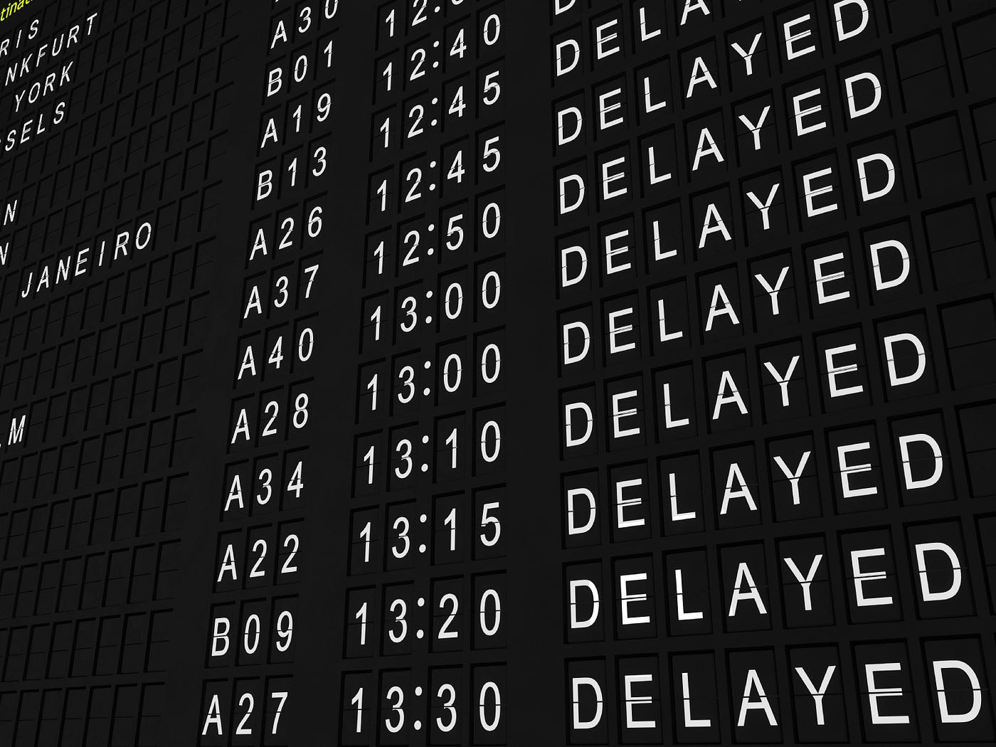 Flight departure delay prediction