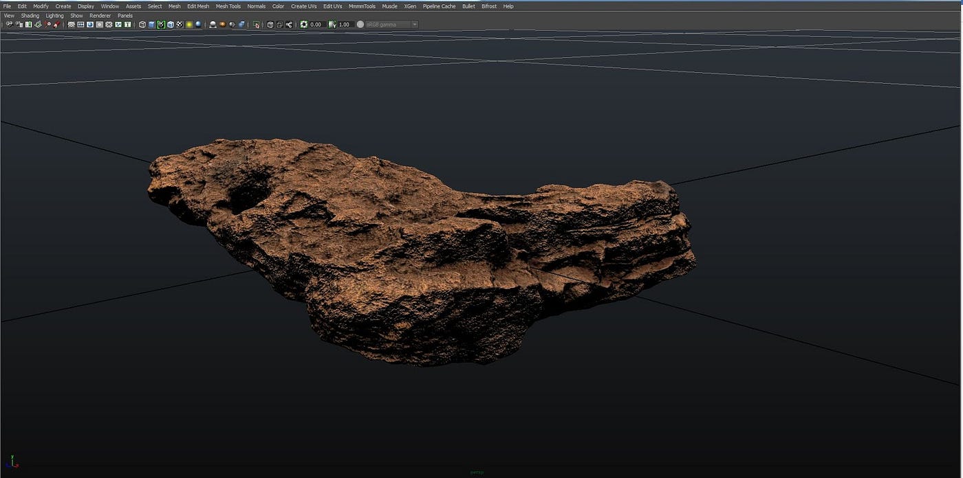 Megascans Rock materials