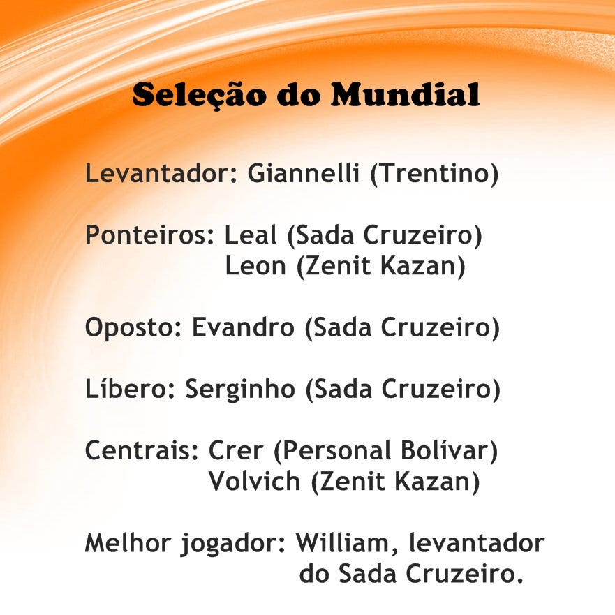 Conheça o Sada Cruzeiro: terceiro título mundial no vôlei masculino, by  Isabella Moreira