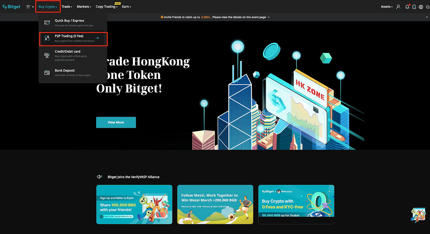 Buying, withdrawing and selling cryptocurrency through BitGet using USDT  and BNB as examples | by MARS DAO | MARS DAO | Medium