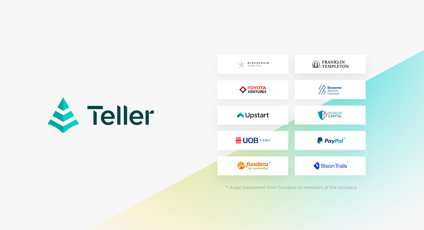 Teller Secures a Strategic Funding Round from Major Partners to  Decentralize Unsecured Lending | by Chase Wohrle | Teller Finance | Medium