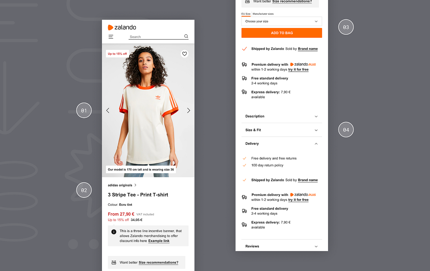Product Detail Page Migration: Optimisation | Zalando Design