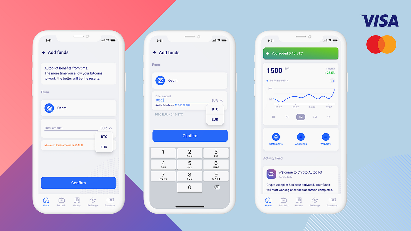 Ready for Liftoff! Introducing the PLBT Autopilot, Deposits with Debit and  Credit Cards, BTC to Crypto Autopilot from euro account, Free SEPA  Transfers, and a New, Sleek User Interface | by OSOM