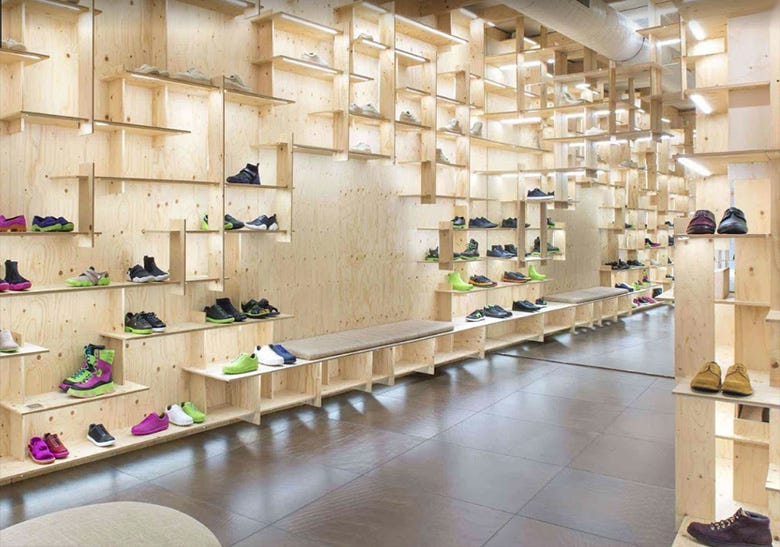 10 Compelling Shoe Store Designs. The importance of shoes can never be… |  by Doug Barber | Medium